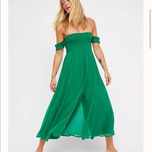 Free people off the shoulder jumpsuit